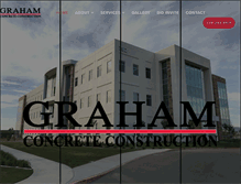 Tablet Screenshot of grahamconcrete.com